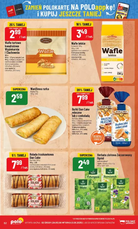 POLOmarket - gazetka promocyjna Gazetka od środy 28.05 do wtorku 03.06 - strona 52