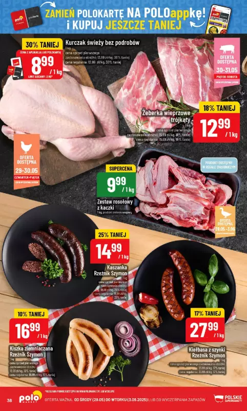POLOmarket - gazetka promocyjna Gazetka od środy 28.05 do wtorku 03.06 - strona 38