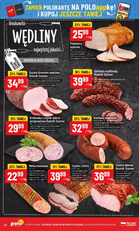 POLOmarket - gazetka promocyjna Gazetka od środy 28.05 do wtorku 03.06 - strona 34