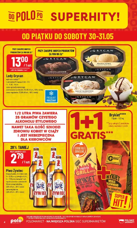 POLOmarket - gazetka promocyjna Gazetka od środy 28.05 do wtorku 03.06 - strona 4