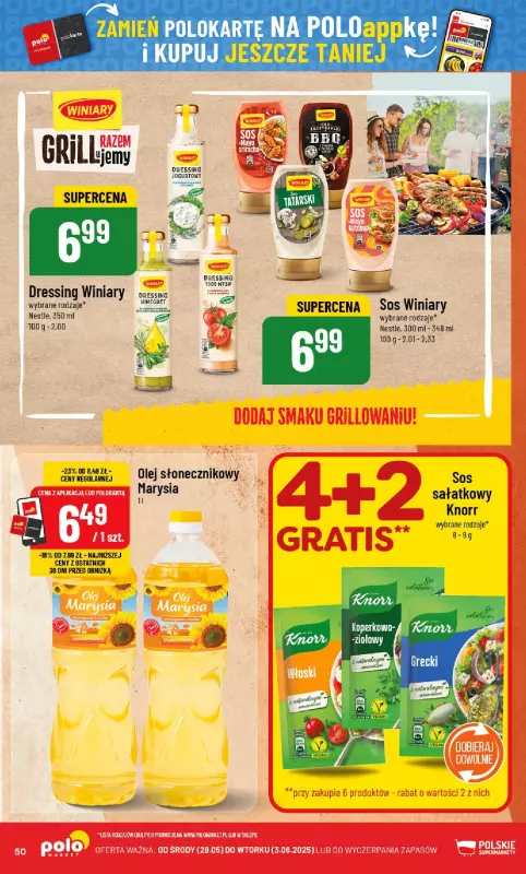 POLOmarket - gazetka promocyjna Gazetka od środy 28.05 do wtorku 03.06 - strona 50