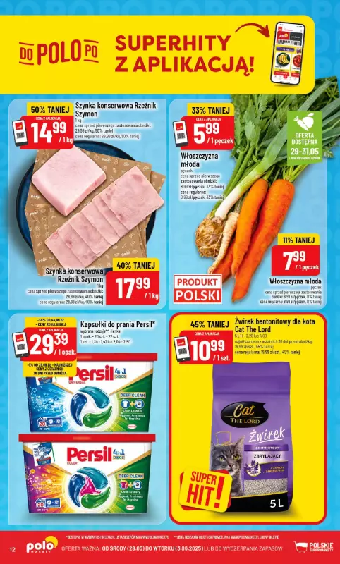 POLOmarket - gazetka promocyjna Gazetka od środy 28.05 do wtorku 03.06 - strona 12