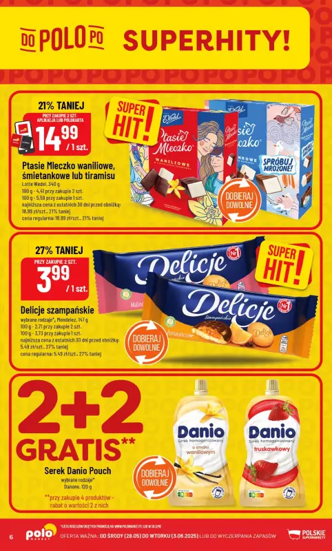 POLOmarket - gazetka promocyjna Gazetka od środy 28.05 do wtorku 03.06 - strona 6