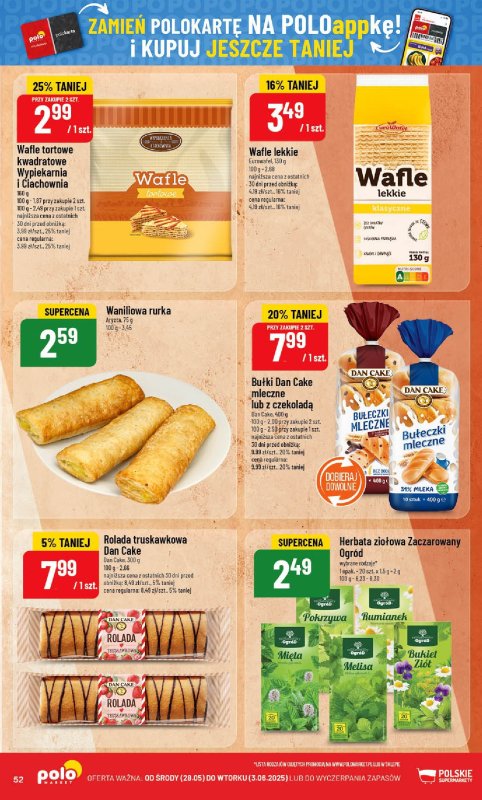 POLOmarket - gazetka promocyjna Gazetka od środy 28.05 do wtorku 03.06 - strona 52