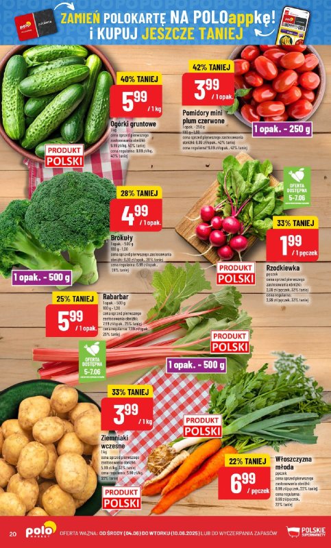 POLOmarket - gazetka promocyjna Gazetka od środy 04.06 do wtorku 10.06 - strona 20