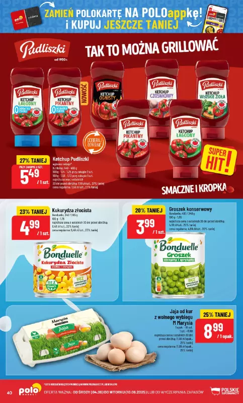 POLOmarket - gazetka promocyjna Gazetka od środy 04.06 do wtorku 10.06 - strona 40