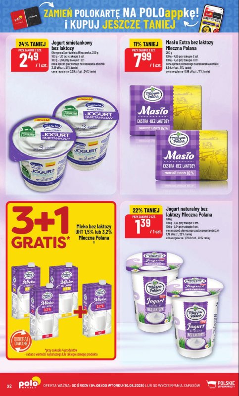 POLOmarket - gazetka promocyjna Gazetka od środy 04.06 do wtorku 10.06 - strona 32