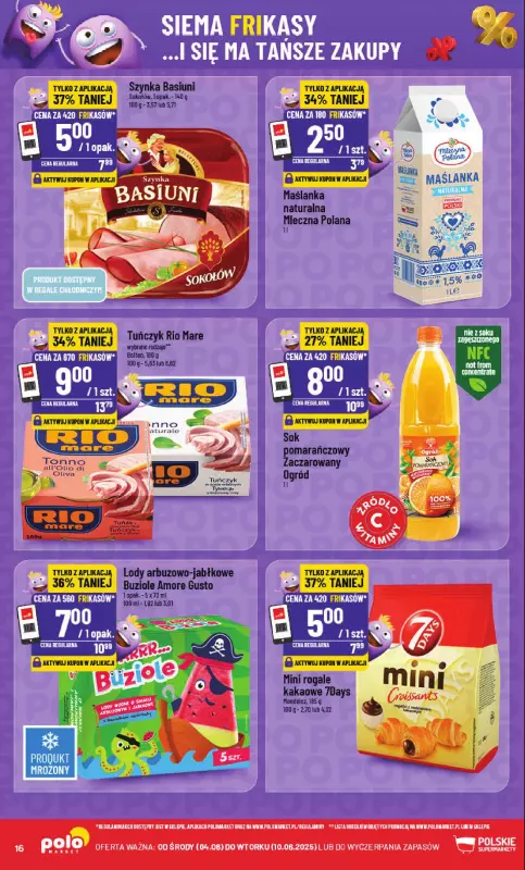 POLOmarket - gazetka promocyjna Gazetka od środy 04.06 do wtorku 10.06 - strona 16