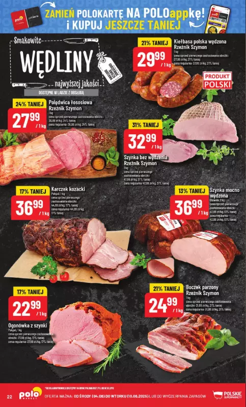 POLOmarket - gazetka promocyjna Gazetka od środy 04.06 do wtorku 10.06 - strona 22
