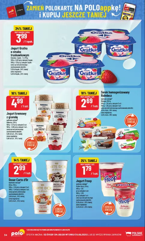 POLOmarket - gazetka promocyjna Gazetka od środy 04.06 do wtorku 10.06 - strona 34