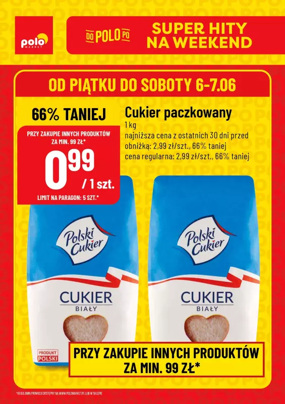 POLOmarket - gazetka promocyjna Super hity na weekend od piątku 06.06 do soboty 07.06