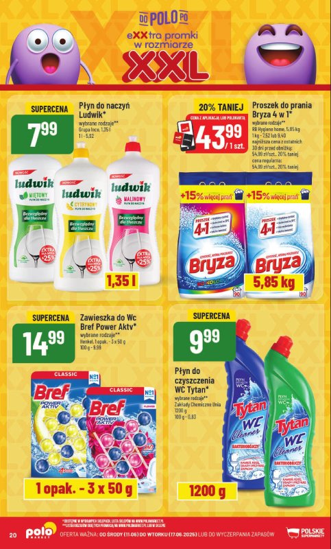 POLOmarket - gazetka promocyjna Gazetka od środy 11.06 do wtorku 17.06 - strona 20