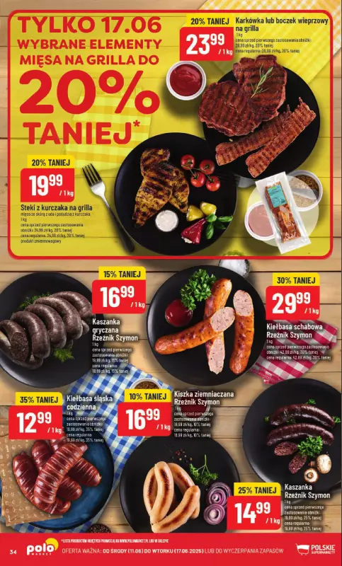 POLOmarket - gazetka promocyjna Gazetka od środy 11.06 do wtorku 17.06 - strona 34