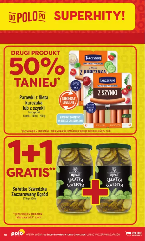 POLOmarket - gazetka promocyjna Gazetka od środy 11.06 do wtorku 17.06 - strona 10