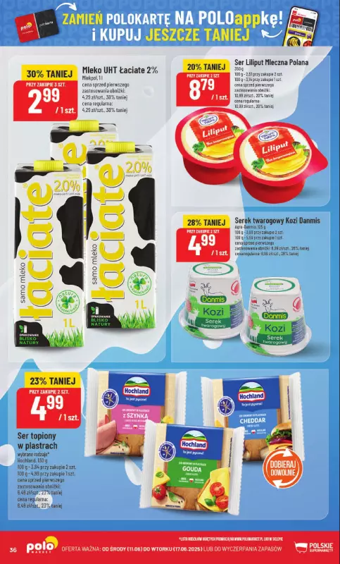 POLOmarket - gazetka promocyjna Gazetka od środy 11.06 do wtorku 17.06 - strona 36