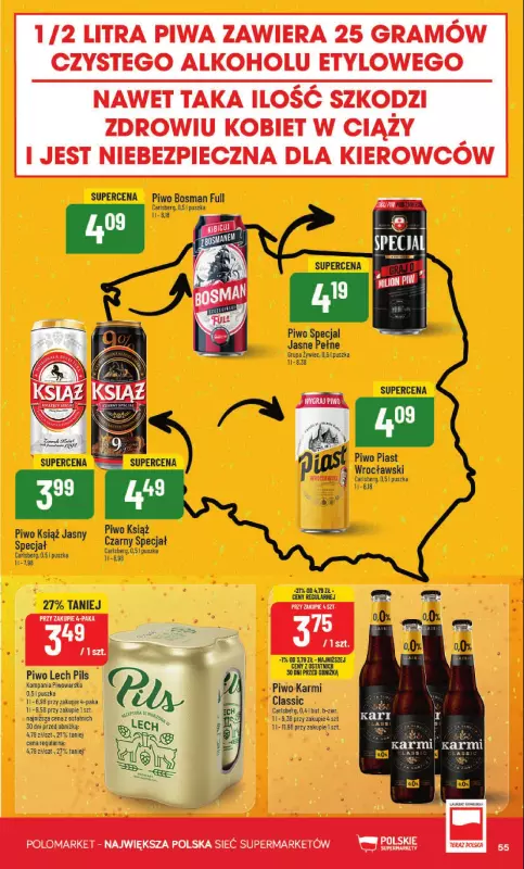 POLOmarket - gazetka promocyjna Gazetka od środy 11.06 do wtorku 17.06 - strona 55