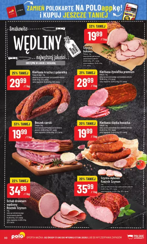 POLOmarket - gazetka promocyjna Gazetka od środy 11.06 do wtorku 17.06 - strona 30