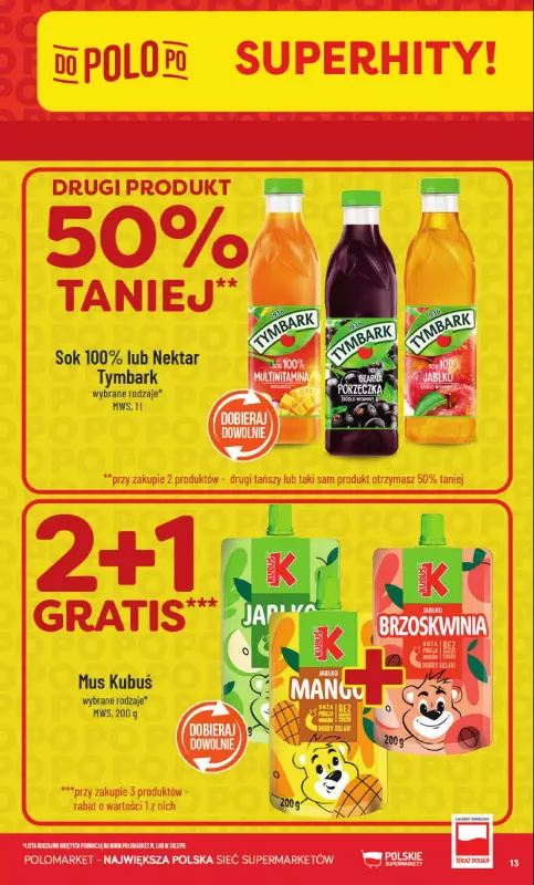 POLOmarket - gazetka promocyjna Gazetka od środy 11.06 do wtorku 17.06 - strona 13