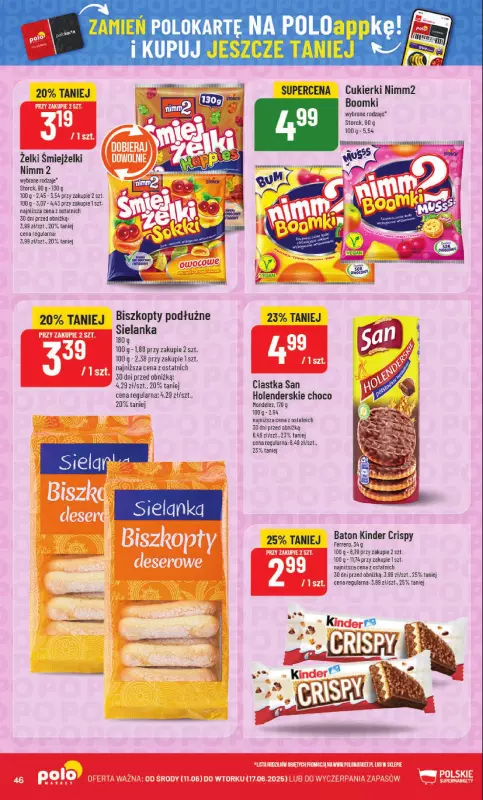 POLOmarket - gazetka promocyjna Gazetka od środy 11.06 do wtorku 17.06 - strona 46