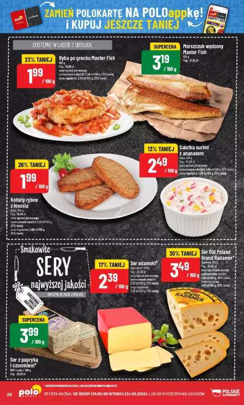POLOmarket - gazetka promocyjna Gazetka od środy 18.06 do wtorku 24.06 - strona 28
