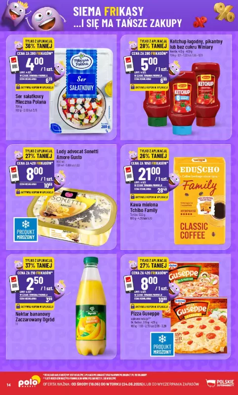 POLOmarket - gazetka promocyjna Gazetka od środy 18.06 do wtorku 24.06 - strona 14