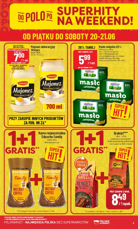 POLOmarket - gazetka promocyjna Gazetka od środy 18.06 do wtorku 24.06 - strona 3