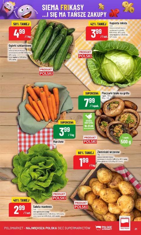 POLOmarket - gazetka promocyjna Gazetka od środy 18.06 do wtorku 24.06 - strona 21