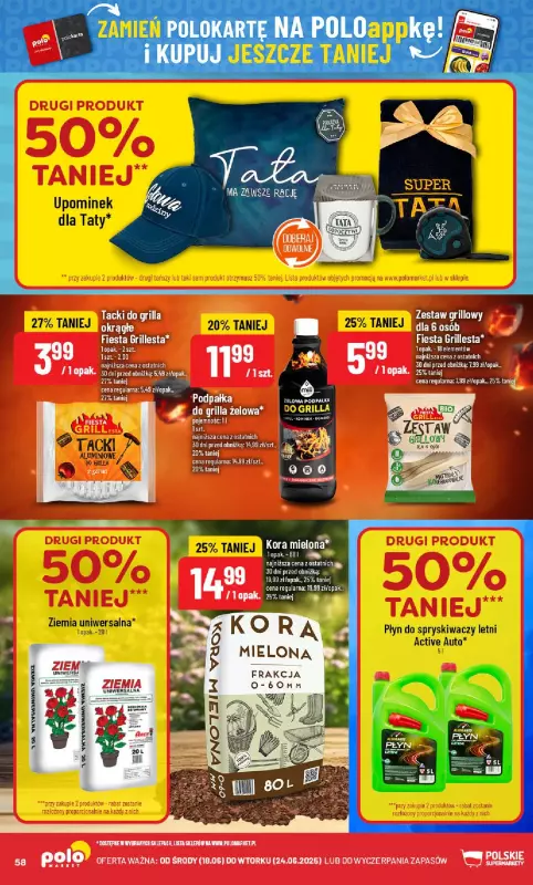 POLOmarket - gazetka promocyjna Gazetka od środy 18.06 do wtorku 24.06 - strona 58