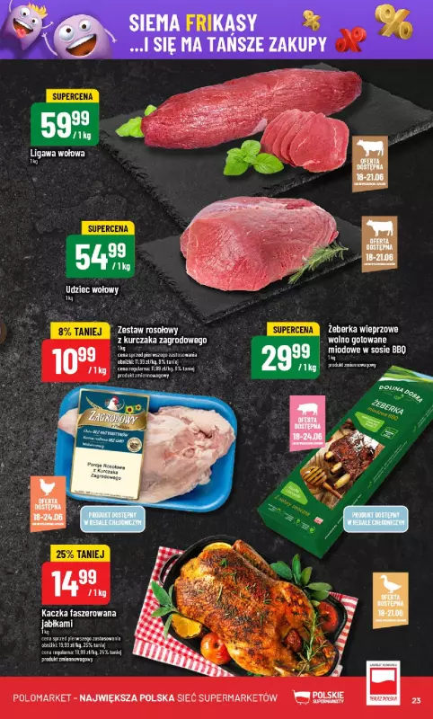 POLOmarket - gazetka promocyjna Gazetka od środy 18.06 do wtorku 24.06 - strona 23