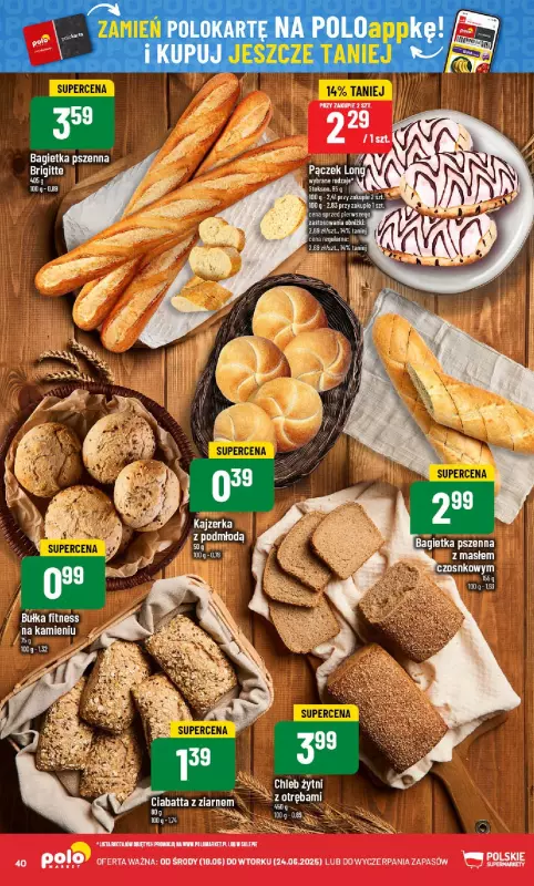 POLOmarket - gazetka promocyjna Gazetka od środy 18.06 do wtorku 24.06 - strona 40