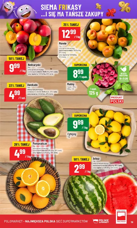 POLOmarket - gazetka promocyjna Gazetka od środy 18.06 do wtorku 24.06 - strona 19