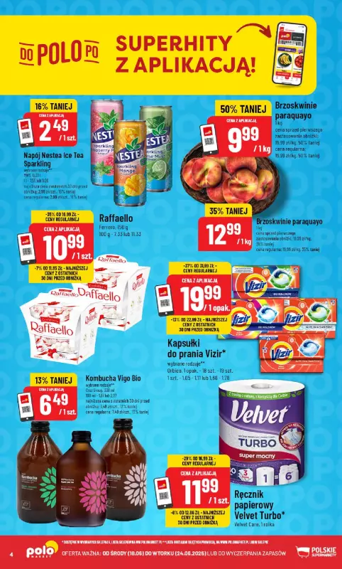 POLOmarket - gazetka promocyjna Gazetka od środy 18.06 do wtorku 24.06 - strona 4