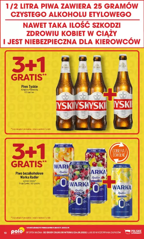 POLOmarket - gazetka promocyjna Gazetka od środy 18.06 do wtorku 24.06 - strona 10