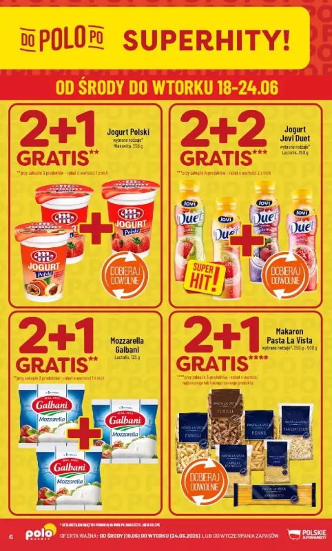 POLOmarket - gazetka promocyjna Gazetka od środy 18.06 do wtorku 24.06 - strona 6