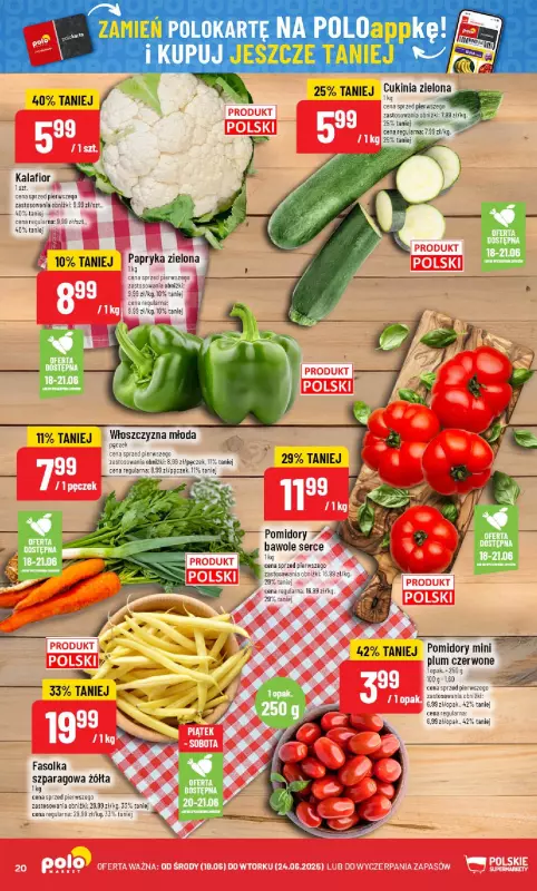 POLOmarket - gazetka promocyjna Gazetka od środy 18.06 do wtorku 24.06 - strona 20