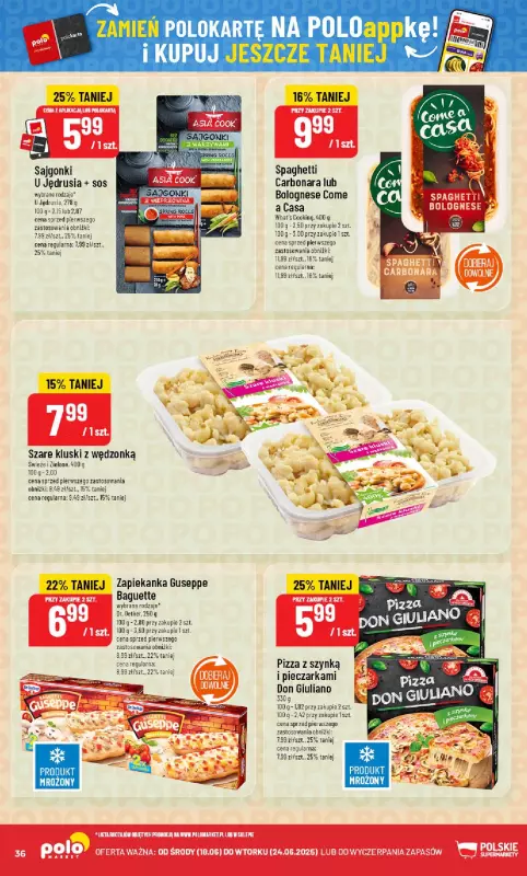 POLOmarket - gazetka promocyjna Gazetka od środy 18.06 do wtorku 24.06 - strona 36