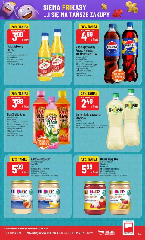 POLOmarket - gazetka promocyjna Gazetka od środy 18.06 do wtorku 24.06 - strona 53