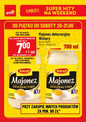 POLOmarket - gazetka promocyjna Super hity na weekend od środy 18.06 do soboty 21.06