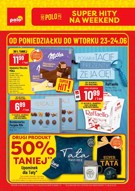 POLOmarket - gazetka promocyjna Gazetka od poniedziałku do wtorku od poniedziałku 23.06 do wtorku 24.06