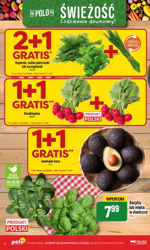 POLOmarket - gazetka promocyjna Gazetka od środy 25.06 do wtorku 01.07 - strona 6