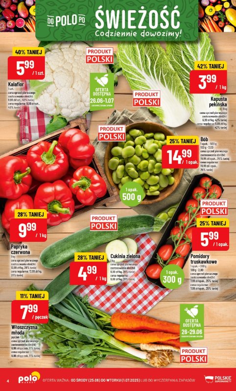POLOmarket - gazetka promocyjna Gazetka od środy 25.06 do wtorku 01.07 - strona 4