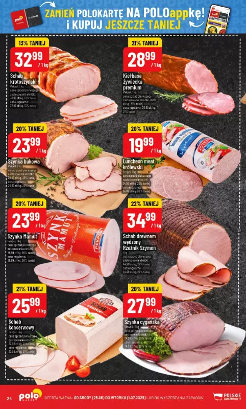 POLOmarket - gazetka promocyjna Gazetka od środy 25.06 do wtorku 01.07 - strona 24