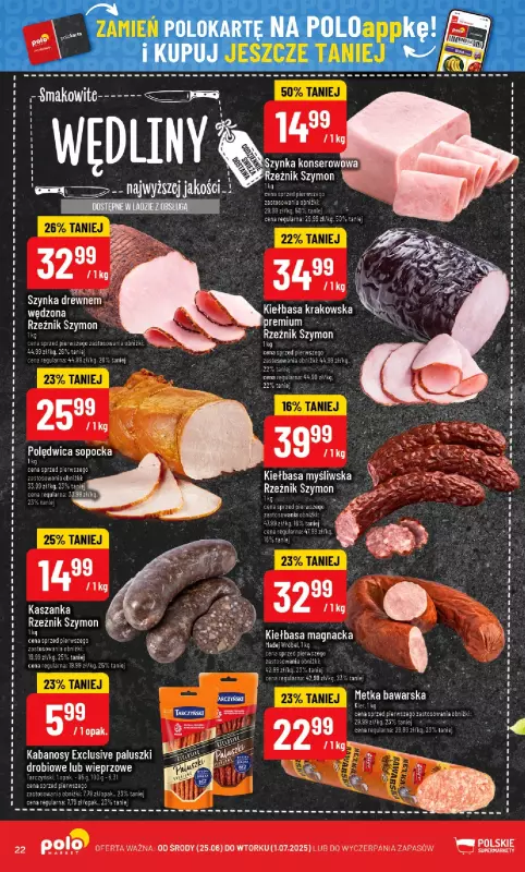 POLOmarket - gazetka promocyjna Gazetka od środy 25.06 do wtorku 01.07 - strona 22