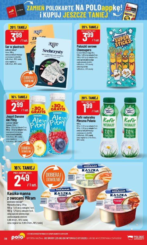 POLOmarket - gazetka promocyjna Gazetka od środy 25.06 do wtorku 01.07 - strona 38