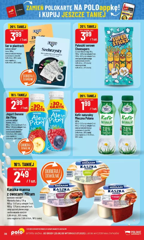 POLOmarket - gazetka promocyjna Gazetka od środy 25.06 do wtorku 01.07 - strona 38