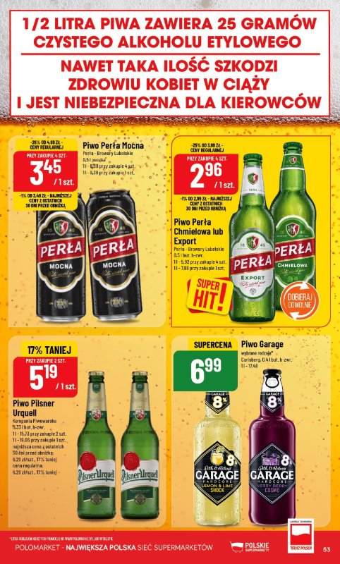 POLOmarket - gazetka promocyjna Gazetka od środy 25.06 do wtorku 01.07 - strona 53