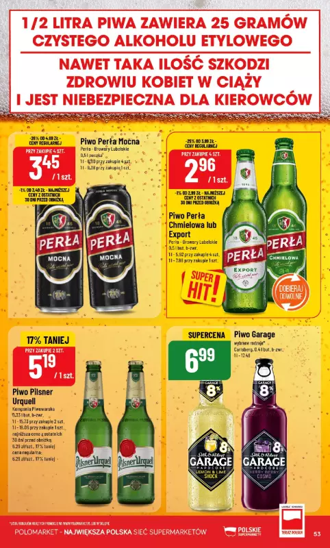 POLOmarket - gazetka promocyjna Gazetka od środy 25.06 do wtorku 01.07 - strona 53