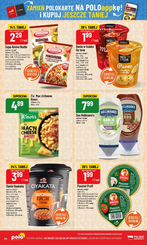 POLOmarket - gazetka promocyjna Gazetka od środy 25.06 do wtorku 01.07 - strona 34