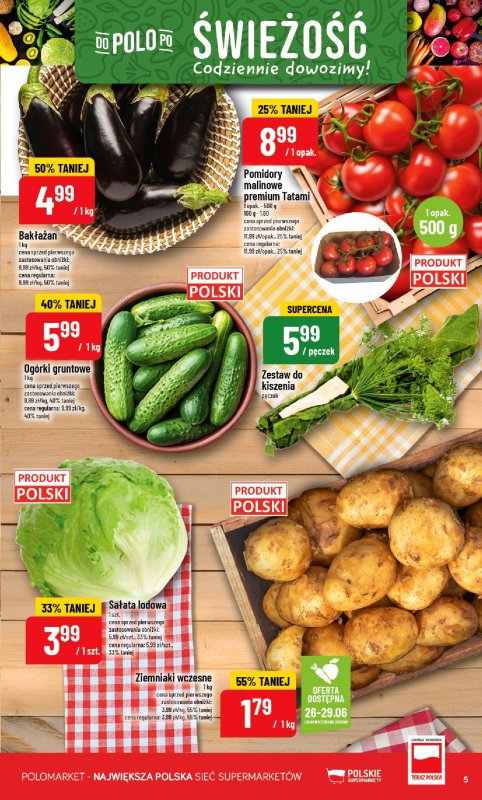 POLOmarket - gazetka promocyjna Gazetka od środy 25.06 do wtorku 01.07 - strona 5