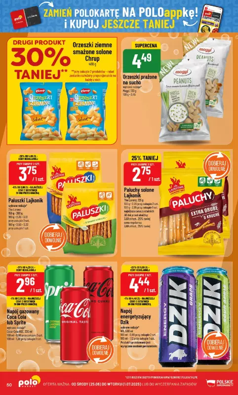POLOmarket - gazetka promocyjna Gazetka od środy 25.06 do wtorku 01.07 - strona 50